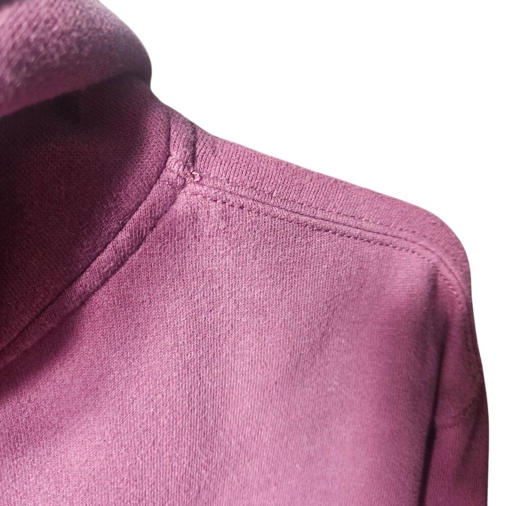 Volcom Pink Pullover Hoodie M Classic Fit Cotton/Polyester Mens Sweatshirt - Picture 2 of 4